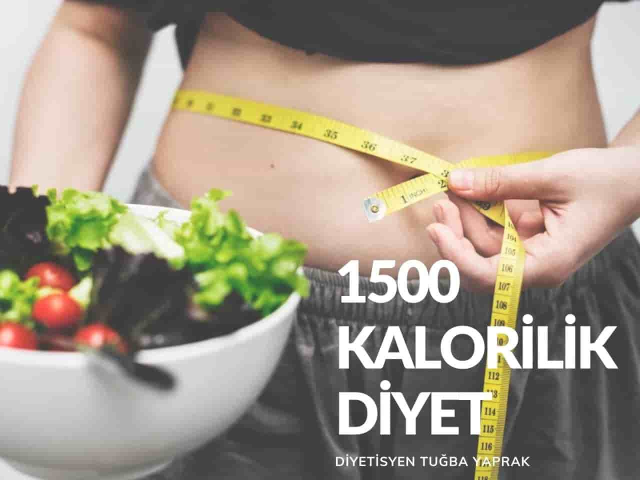 1500 Kalorilik Diyet