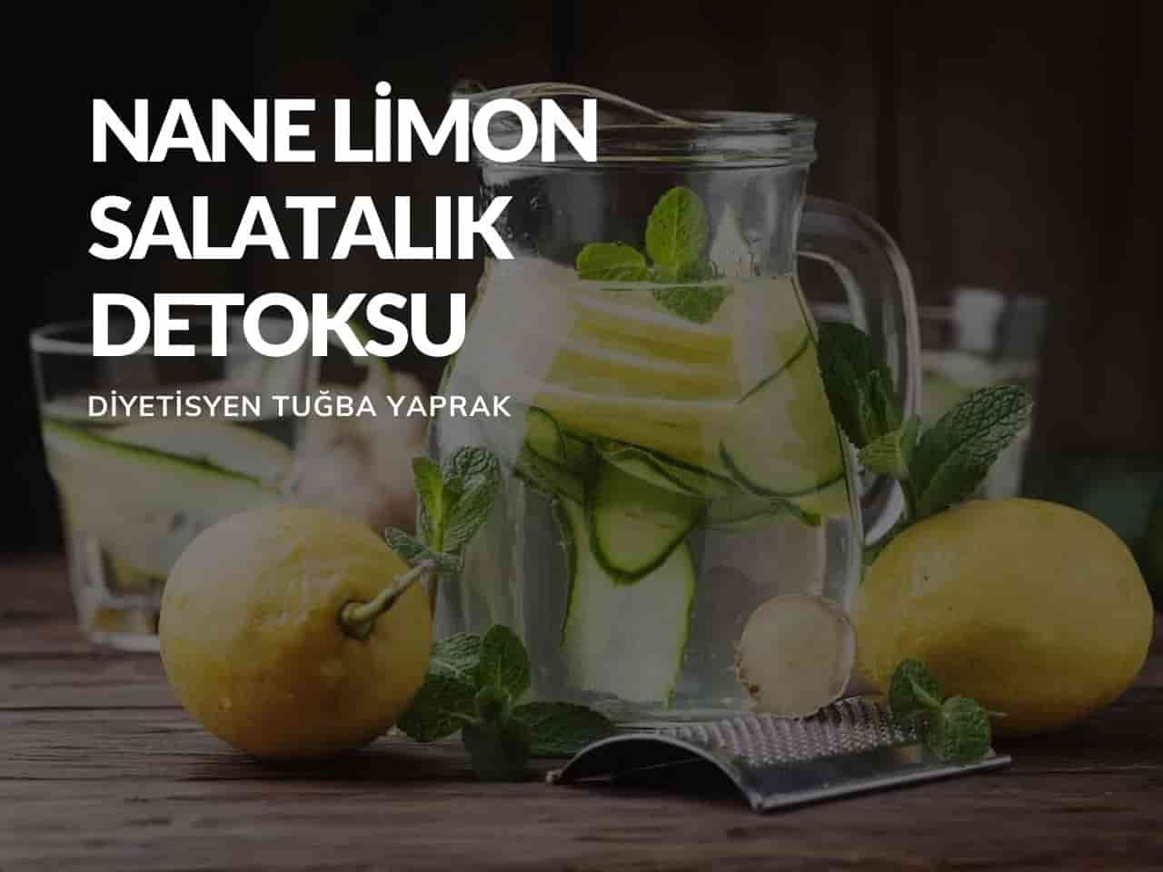 Nane Limon Salatalık Detoksu